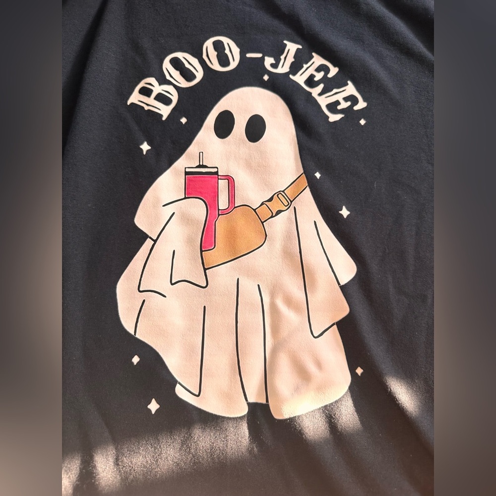 Boo-Jee Halloween ghost tshirt. Brand new size medium.